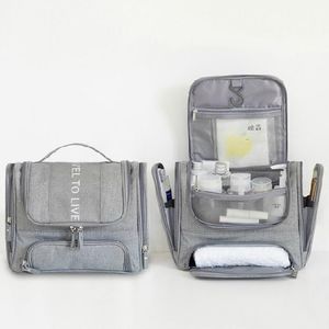 Storage Bags Korean Cosmetic Bag Wet And Dry Separation Double Hook Men's Women's Wash Waterproof Portable BagStorage BagsStorage