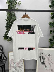 Men s T shirt High Quality Cotton Hd Mixed Color Printing Loose Casual Men s and Women s7IUX