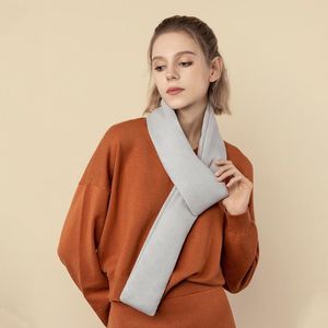 Blankets Velvet Winter Heating Scarf USB 3 Mode Plush Warm Washable Neck Collar Electric For Outdoor Activity Blanket