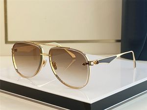 Ny modedesign Solglasögon Haly Pilot Cut Lens K Gold Frame Generös och mångsidig stil utomhus UV400 -skyddsglasögon