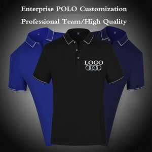 Criar camisetas personalizadas para grupo de empresa impressão ou design de alta qualidade legal tops de seda homens e mulheres polos de algodão 220608