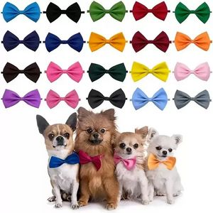 Haustierhundbekleidung Fliege Halsband Verstellbare Katzenbögen Krawatten Hals Kleine mittelgroße Haustiere Pflegezubehör Hundebekleidung FY3852 0824