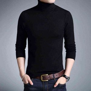 Moda Brand New Jersey Men Sweter Slim Fit Skoczniki Knitred Autumn Casual Men Ubrania Pull Homme L220730