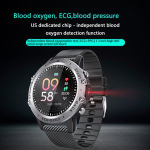 2022 ECG PPG Smart Wristbands Bluetooth Fitness Tracker Pressão Sanguínea Monitor Coração Monitor SPO2 Lembrete Lembrete Mensagem Push Smart Watch