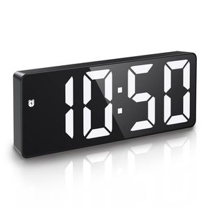 ORIA Sveglia digitale LED Desktop Voice Control Snooze Time Display della temperatura Modalità notturna Reloj Despertador USB 220426