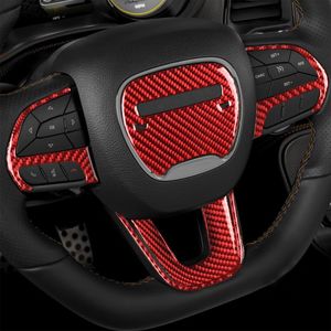 Coprivolante Decalcomanie Accessori per automobili Copri deodorante per auto Adesivo rosso Decora interni interni con guida a sinistra neraSteering