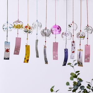 Japanese Wind Bell Japan Wind Chimes Handmased Glass Furin Home Decors Spa Kitchen Office Decor 20220503 D3