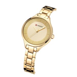 Oglądaj Gold Fashion Ladies Life Waterproof Fashion Watchet