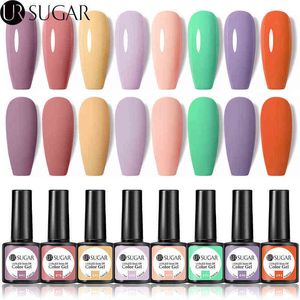 NXY Nail Gel 7 5ml Cream Spring Colorful Polish Purple Pink Solid Art Semi Permanent Soak Off All for Manicure 0328