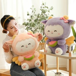 Cute sheep doll plush toy sheeps children sleeping pillow