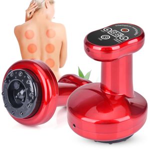 Elektrisk Cupping Massage Scraping Body Relaxation Massager Stimulera akupunkter Vakuum Guasha Enhet Healthy Care Scraper