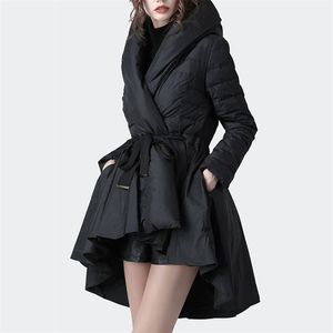 Winter Warme Parkas Mantel Frauen Pluz Größe Koreanische Stil Baumwolle Parkas Mantel Weibliche Mode Dicke Frauen Kleidung 201126