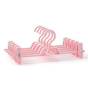 Wholesale skirt hangers for sale - Group buy 5 Adjustable Plastic Clothes Rack for Pant Skirt Clip Bra Clothespin Underwear Panties Portable Hanger Clothes Organizer