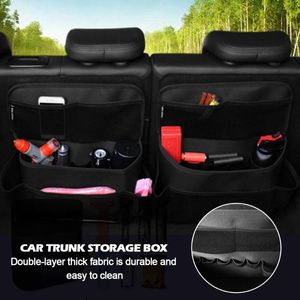 Car Organizer Rear Seat Back Storage Box Multi Hanging Nets Pocket Trunk Bag Auto Stowing Tidying Interior Accessories Supplies