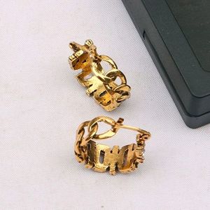 Charm earring design Alta calidad 316L Acero inoxidable Hip Hop Diamond Stud Earings 18K Gold Rose Pendientes para mujer Party Wedding Hoop Joyería de moda al por mayor