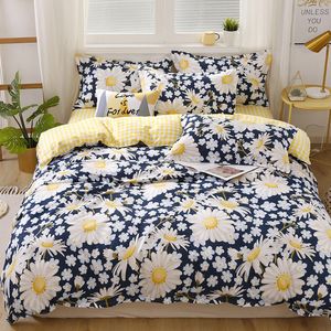 Leaves Plants Girl Boy Bed Cover Set Kid Boy Girl Duvet Cover Adult Child Bed Sheets And Pillowcases Comforter Bedding Set CX220317