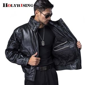 Men Genuine Leather Jacket winter Outerwear Motorcycle cowhide plus cotton loose winter pilot leather jacket Jaqueta De Couro LJ201029