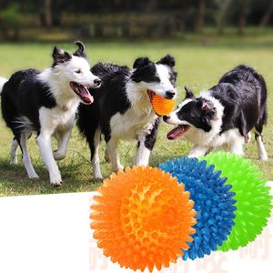 Bolas de massagem de borracha de borracha macia Bolas de massagem Elastics Borba Toys Toys Dog Cat Wing Ball Puppy jogando suprimentos de estimação de bola elástica