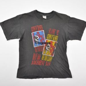 T shirts voor heren vintage s Guns n Roses T shirt Distressed Concert Gebruik je illusie tourband Slane Castle Teemen s