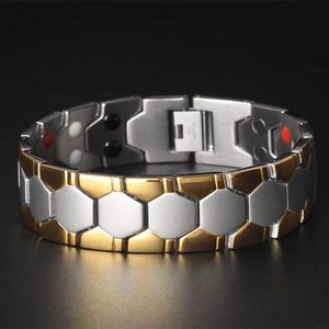 Mode Germanium Armbänder Kette Stahl Zirkonia Gesundheit Magnete Energie Gesunde Frauen Schmuck 220409