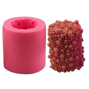 Backformen Zylinder Perlenform Silikonform Handgemachte Seife Kerze Schokolade Fondant Kuchenform DIY Tools GiftBaking