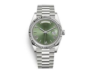 Relógio masculino branco natureza mostrador pulseira de aço inoxidável moldura de aço inoxidável movimento automático relógio de pulso mecânico masculino