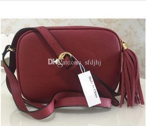 2023 Bag New Handbags 여성 크로스 바디 소아 가방 디스코 숄더 가방 프린지 지갑 22cm