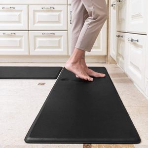 Mattor Köksmatta Cyned Anti-Fatigue Floor Tjock vattentät icke-halkmattor Komfortmatta för kontor Tvättarpetsar