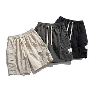 Shorts masculinos Summer Men Heavy Broadside 2022 Departamento coreano INS TIDE Cinco minutos