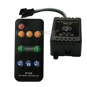 Controllers RGB Mini SP106E 9keys LED Controller For WS2811 /WS2812B/6812/1903/6803 Magic Tape Digital Colorful Music ControllerRGB