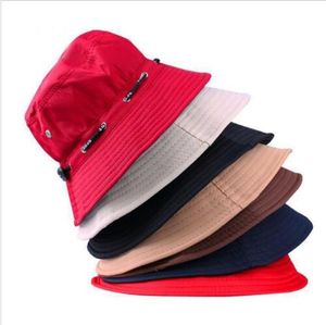 Chapéus de pescador Capas de verão de verão UNISSISEX Bacia de verão Viagem Capinho de caça de caça de caça ao balde de chapéu Top Top Fishing Sun Visor LT03 WCVVP