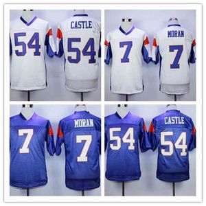 Chen37 Men's 7 Alex Moran Jersey Blue White Mountain State BMS TV Movie Jerseys 54 Kevin Thad Castle Embroidery S Sports Shirts Size S-4XL