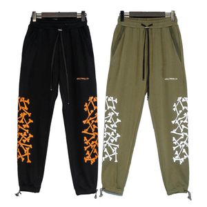 メンズ プラス サイズ ショート パンツとパンツ ピュア コットン イレギュラー ランニング パンツ プリント ジーンズ 23rw