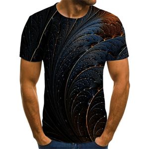 Mikroskopowe wizję T-shirty T-shirty Summer Scasual Short-Sleeved Fashion 3D okrągły szyi Trendy Streetwear 220509