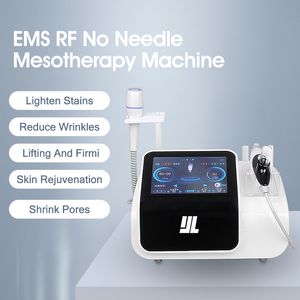 2022 2 in1 RF 주름 제거 페이스 리프트 EMS Mesotherapy Skin Care Machine No-Needle Mesotherapy 장치