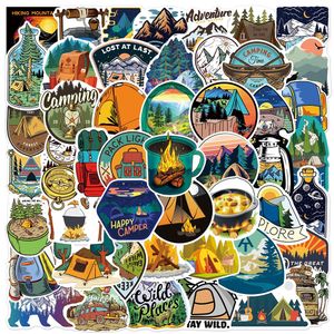 Nowa Wodoodporna 10/30 / 50 SZTUK Outdoor Adventure Travel Camping Climbing Stickers DIY Samochód Laptop Gitara Bagaż Telefon Rower Graffiti Naklejka Kid Zabawka Naklejka