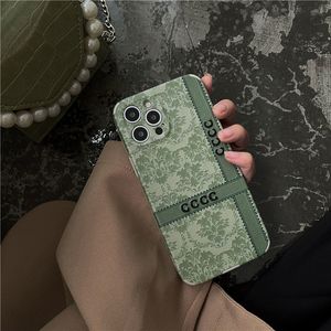 Stoßfeste Telefonhüllen Stilvolle Telefonhülle Luxus Designer Herren Damen Stickerei Totem für iPhone 13 11 12 Pro X XS Hohe Qualität Großhandel