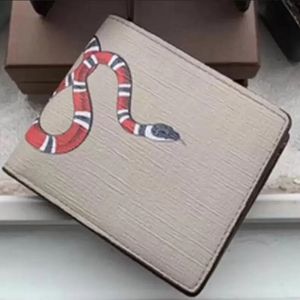 Designer de luxo Mens Mulheres Embreagem Carteira de Couro Titulares de Cartão Sacos Senhoras Imprimir Tiger Bee Snake Hasp Cartões de Crédito Moeda Bolsa Bolsa Homens Mulheres Carteiras 451268