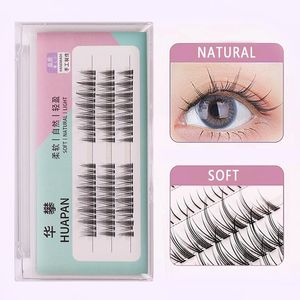 3D Natural Fake Eyelash Cluster individuella ögonfransar mjuka återanvändbara falska fransar Förlängning Makeup Beauty Tools