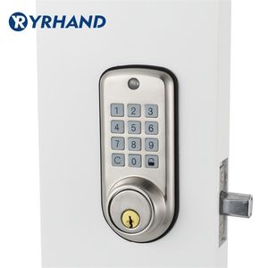 Billiges Smart Home Digital Door Lock Waterd Intelligent Kennwortlosen Passwort Pin Code Türschloss Elektronische Siebschreine 201013