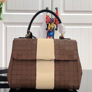 10A L أكياس الكتف أكياس Bond Street Bags Women Leather Canvas Minimalist Luxury N41071 TAG Single Handbags Counterbag Crossbody B