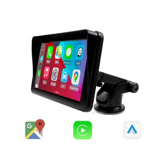 7 inch Portable Wireless Android auto Monitor Carplay Display HD Carplay Screen For Car Truck Motorcycle Scooter GPS