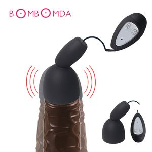 Penis Vibrators Cock Glans Trainer Delay Ejaculation Ring Lasting Sleeve Male Masturbator Adult Products sexy Toy For Men