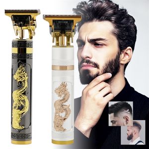 Aparador de barbeiro de clipper para homens barba barba recarregável elétrica barbeador de barbeador de barbear corte de cabelo cortado 220712