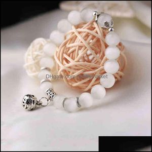 Länkkedjan armband smycken koreansk version av opal armband kvinnor elastiskt rep enkelt temperament skog kall vind mångsidig liten färsk