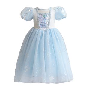 Princess Dress Girl Dress Fairy Wind Pompous Gace Summer Stage Performance Rollspel