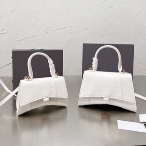 Hochwertige Designer-Taschen, Luxus-Damen-Umhängetasche, große Kapazität, Handtasche mit Alligatormuster, Damen-Geldbörse, Schwarz und Rosa, vielseitig, klassisch, mit Box