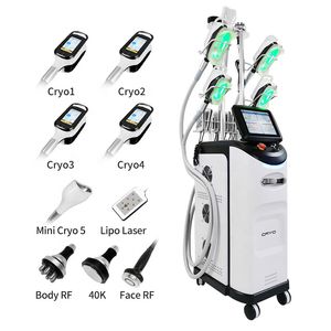 Efficient Cryolipolysis Fat Freezing Machine 360 Cryo Body Slimming Machine 4 Handles Working At The Same Time For Cellulite Reduction