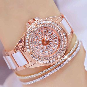 Diamond Watch Women 2022 Famous Brand Fashion Ceramic Women Watch Ladi Stainls Steel Female Clock Relogio Feminino