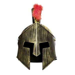 Mittelalterlicher Rüstungskönig Helm Männer Spartaner Krieger Punk Rock Gothic Viking Samurai Hut für Halloween L220601